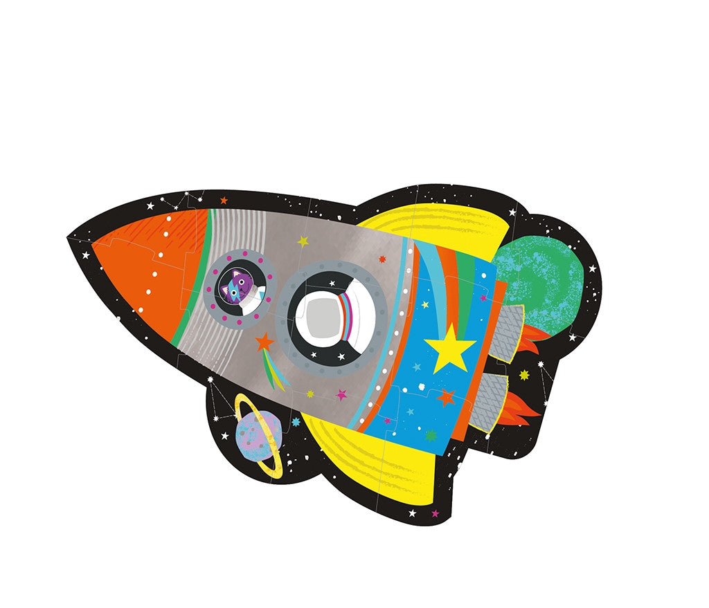 Floss & Rock 12pc - Rocket Shaped Puzzle