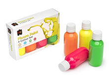 Educational Colours - Fluoro Rainbow Paint Set Set of 4