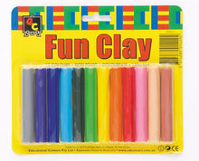 Educational Colours Fun Clay 12s Assorted Colours (Blister Pack)