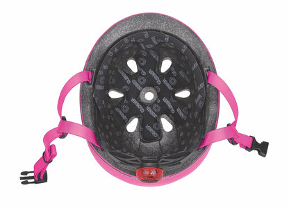 Globber GO UP LIGHTS Helmet  -DEEP PINK - XS/S (51-55cm)
