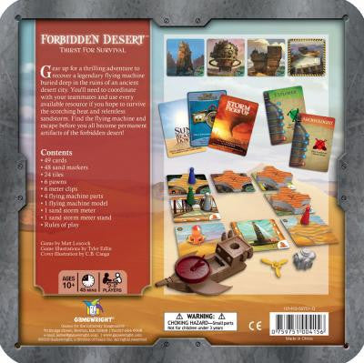 Forbidden Desert- by Gamewright