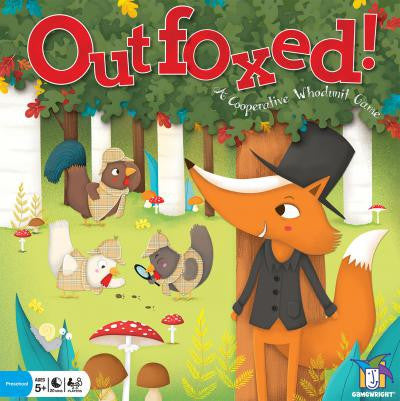 Outfoxed! - A Cooperative Whodunit Game- by Gamewright *Very Minor Box Damage*