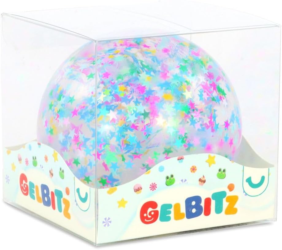 GelBitz Glitter Ball sparkling gel-filled sensory squishy toy