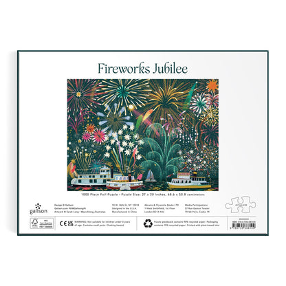 Galison 1000pc - Fireworks Jubilee Foil Puzzle