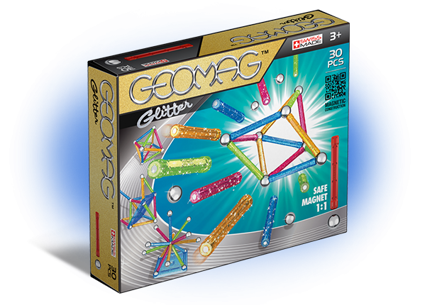Geomag Colour Glitter 30 Piece - Swiss Made