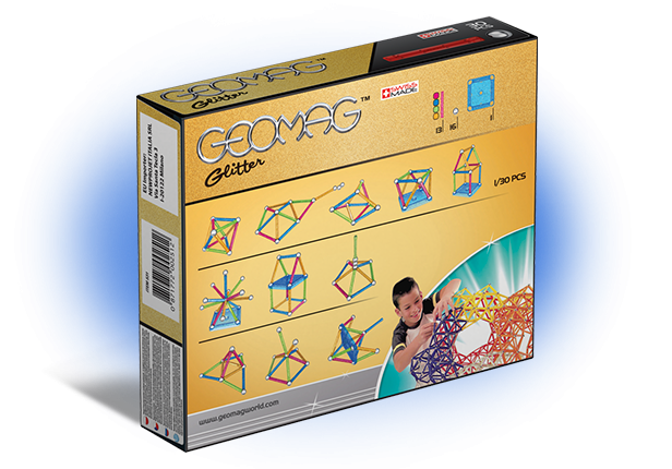 Geomag Colour Glitter 30 Piece - Swiss Made