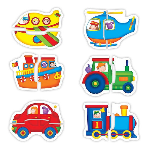 Galt – Baby Puzzles -Transport – 2pcs