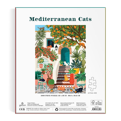 Galison 1000pc - Mediterranean Cats Puzzle