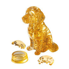 Crystal Puzzle 3D - Golden Retriever 41 piece ** Damaged Packaging**
