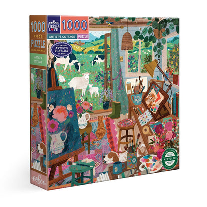eeBoo 1000pc - Artist's Cottage Puzzle