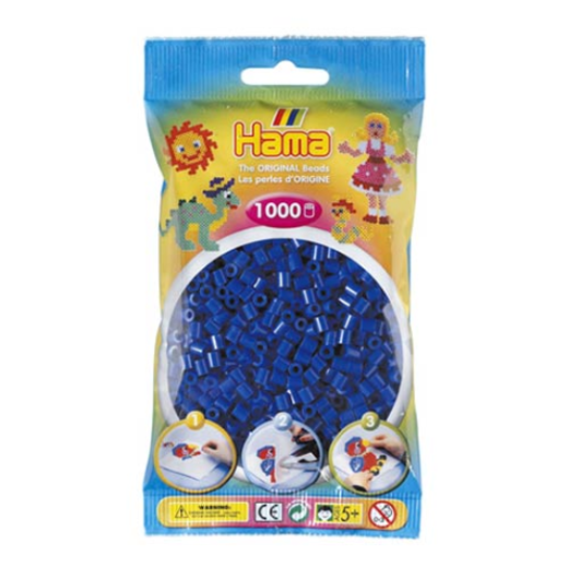 Hama Beads - Blue - 1000 Beads