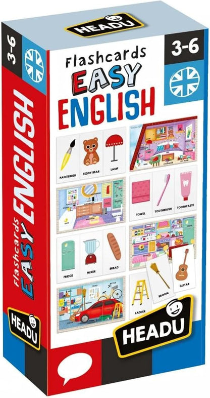 Headu Easy English Flashcards educational game for children learning English words ages 3+