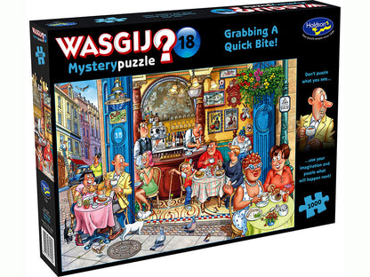 Holdson 1000pc - Wasgij Mystery #18 Grabbing A Quick Bite Puzzle