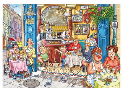 Holdson 1000pc - Wasgij Mystery #18 Grabbing A Quick Bite Puzzle