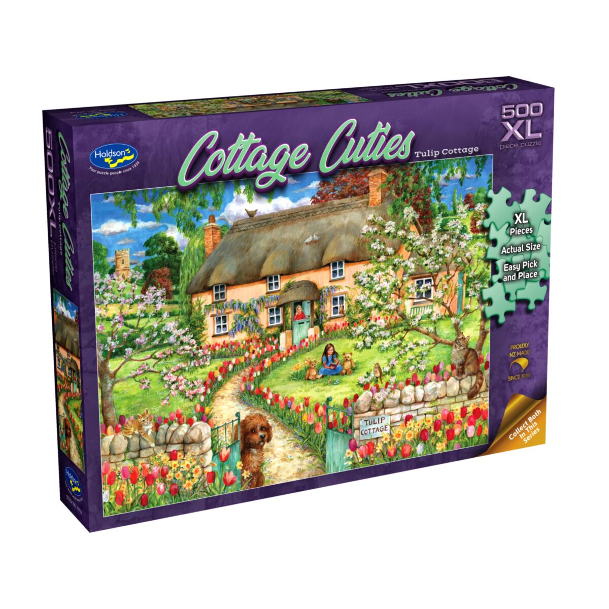 Holdson 500XL - Cottage Cuties - Tulip Cottage Puzzle