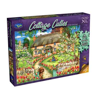 Holdson 500XL - Cottage Cuties - Tulip Cottage Puzzle