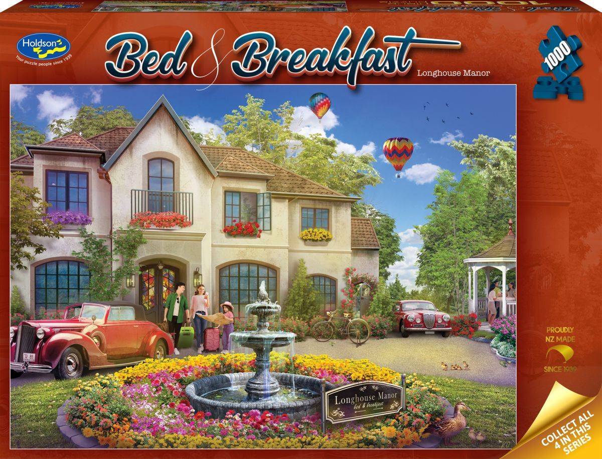 Holdson 1000pc - Bed & Breakfast - Longhouse Manor Puzzle