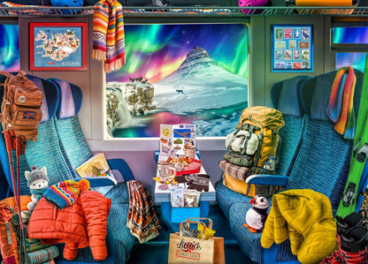 Holdson 1000pc - The Travelers Window - Iceland Train Journey Puzzle