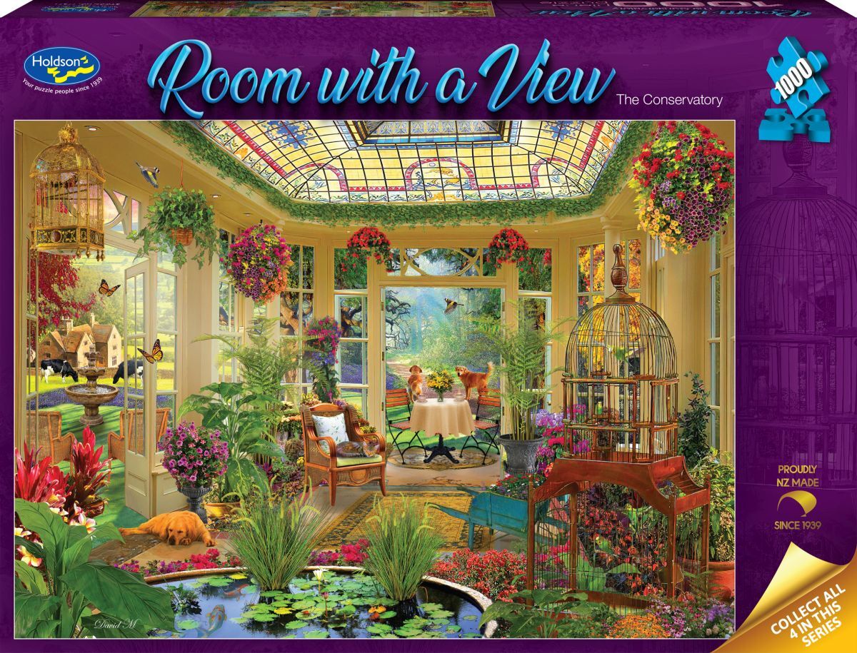 Holdson 1000pc - Room with a View - The Conservatory Puzzle