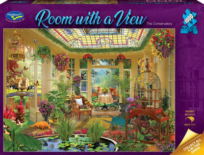 Holdson 1000pc - Room with a View - The Conservatory Puzzle