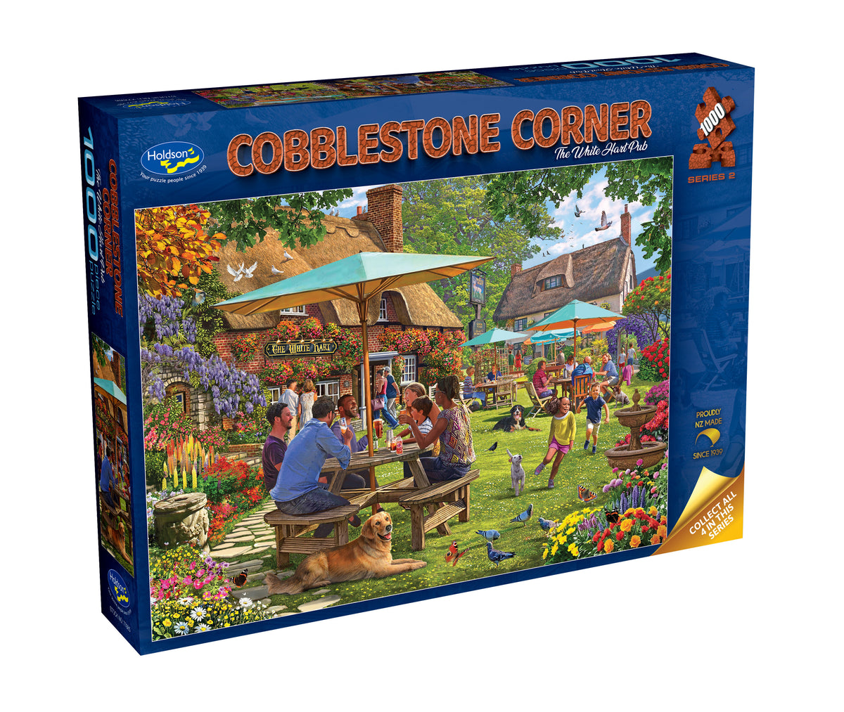 Holdson 1000pc - Cobblestone Corner S2 The White Hart Pub Puzzle