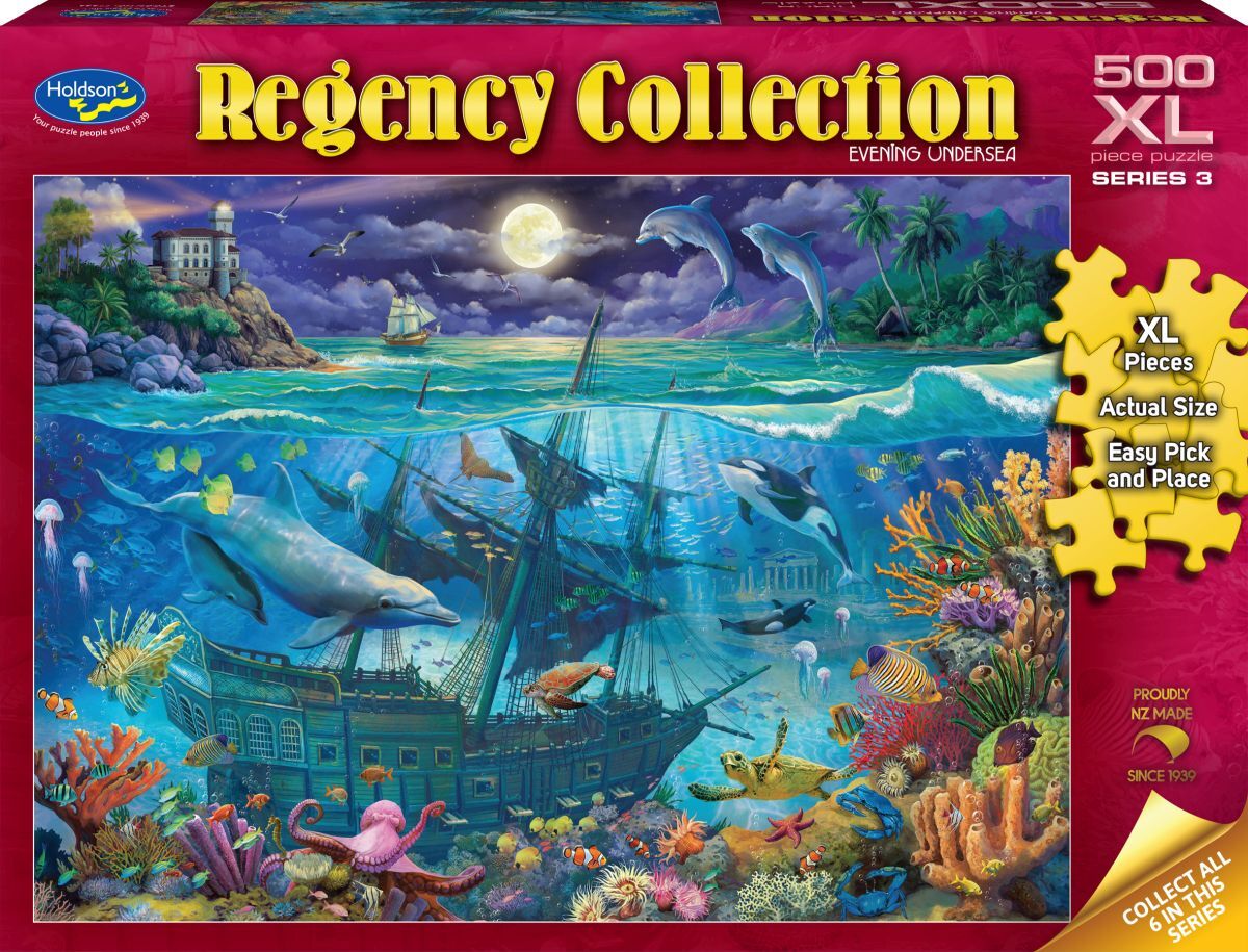 Holdson 500pc XL - Regency Collection 3 - Evening Undersea Puzzle