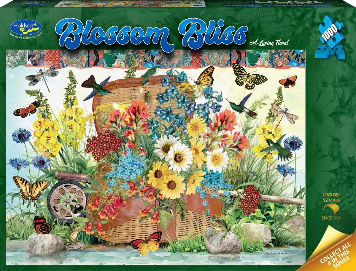 Holdson 1000pc - Blossom Bliss - A-Luring Floral Puzzle