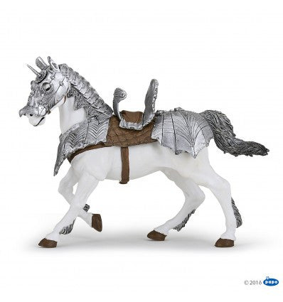 Papo - Horse in armour Figurine