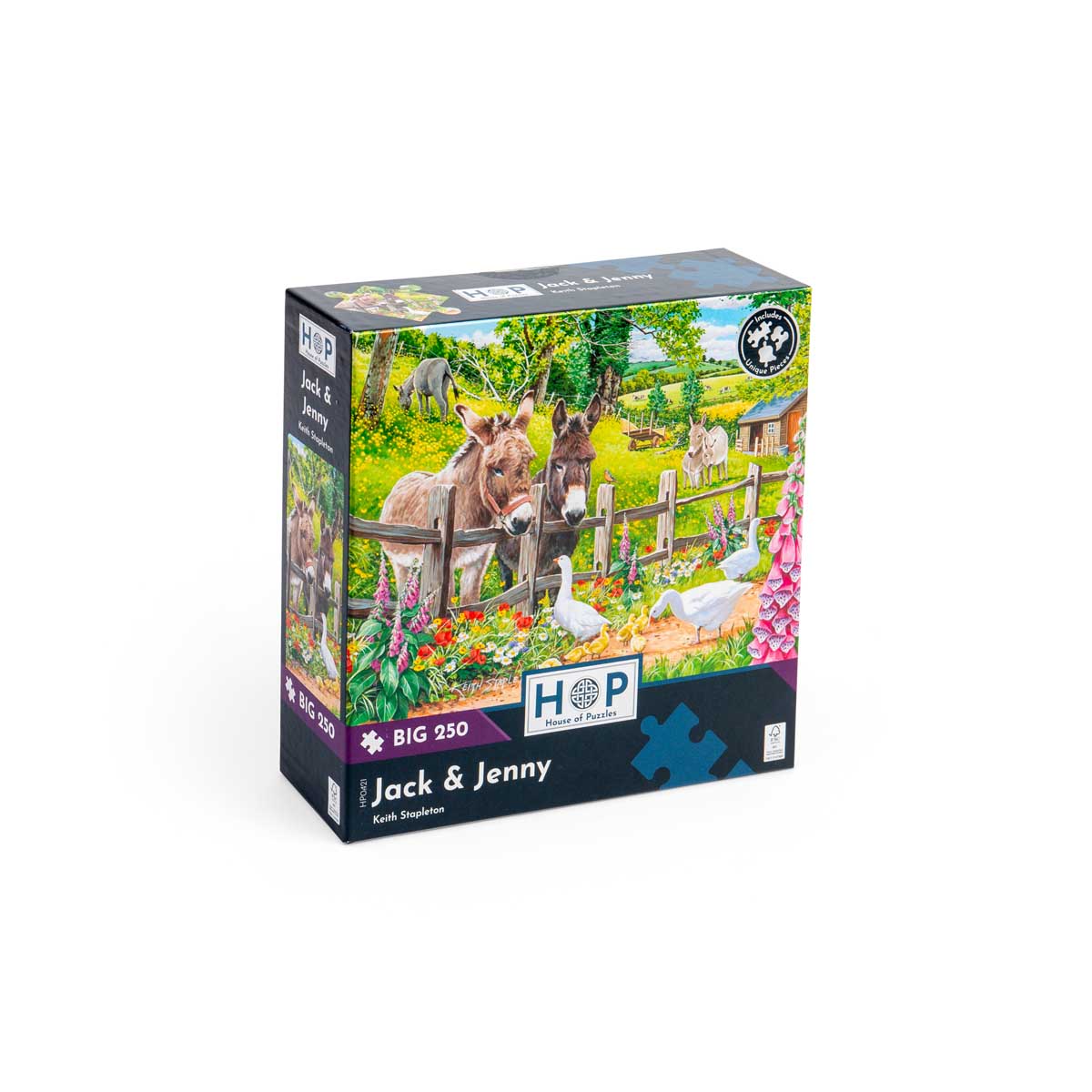 House of Puzzles Big 250pc - Jack & Jenny Puzzle