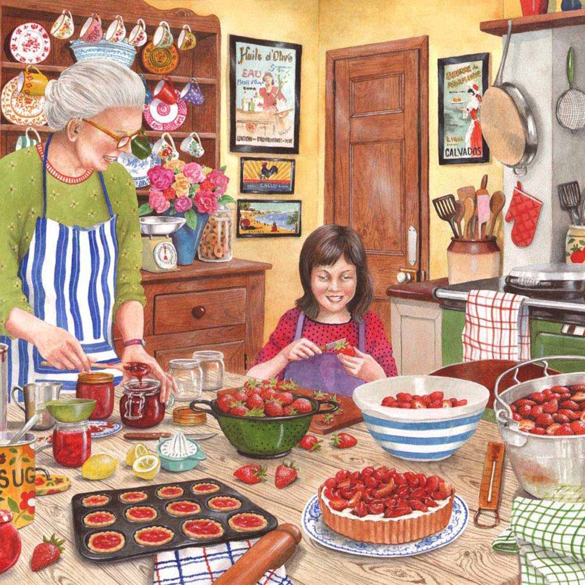 House of Puzzles Big 250pc - Strawberry Jam Puzzle