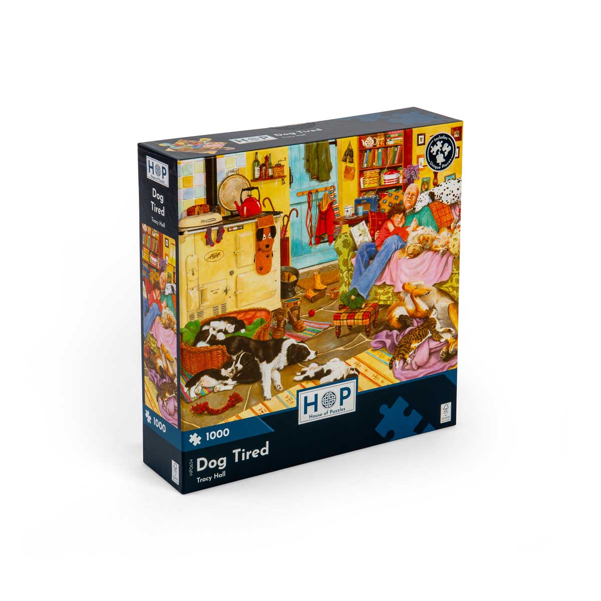 House of Puzzles 1000pc - Dog Tired Puzzle