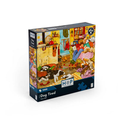House of Puzzles 1000pc - Dog Tired Puzzle