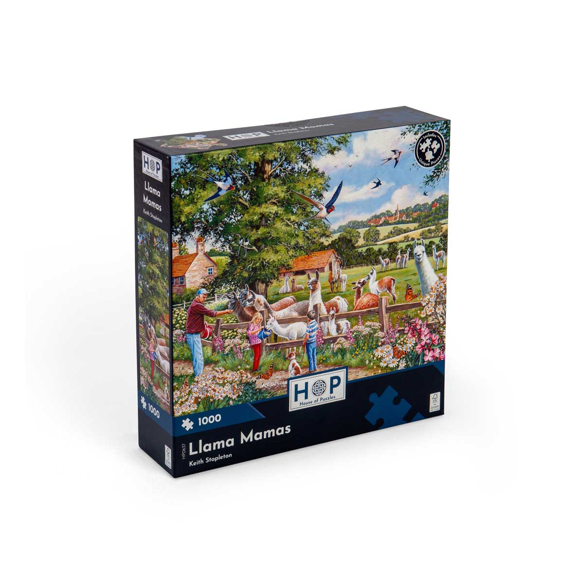 House of Puzzles 1000pc - Llama Mamas Puzzle