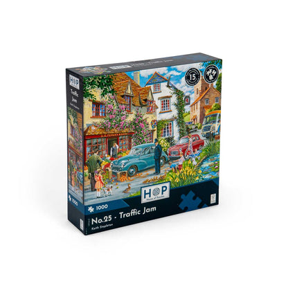 House of Puzzles 1000pc - Traffic Jam - Find the Difference Puzzle