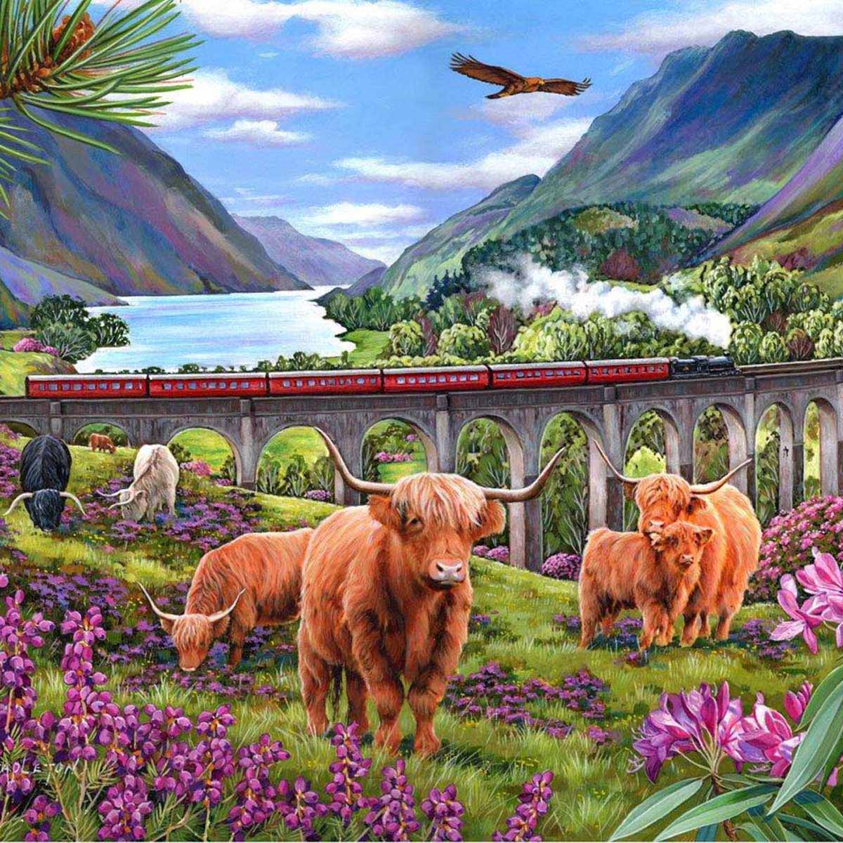 House of Puzzles Big 500pc - Glenfinnan Ladies Puzzle