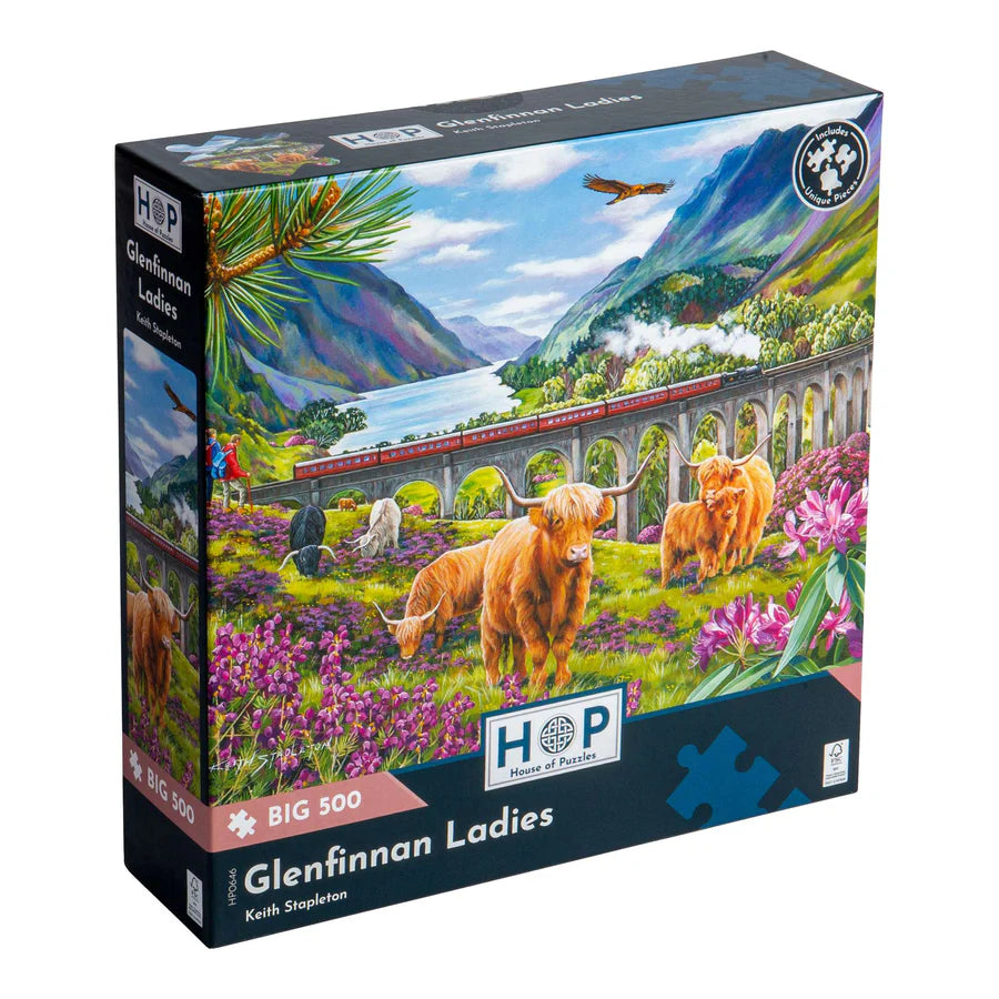 House of Puzzles Big 500pc - Glenfinnan Ladies Puzzle