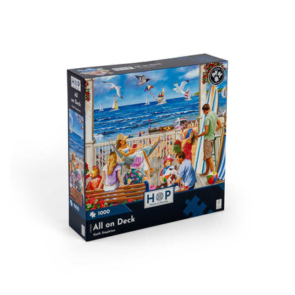 House of Puzzles 1000pc - All on Deck Puzzle