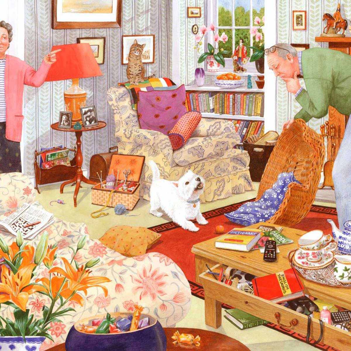 House of Puzzles 1000pc - Where Are My Glasses Puzzle