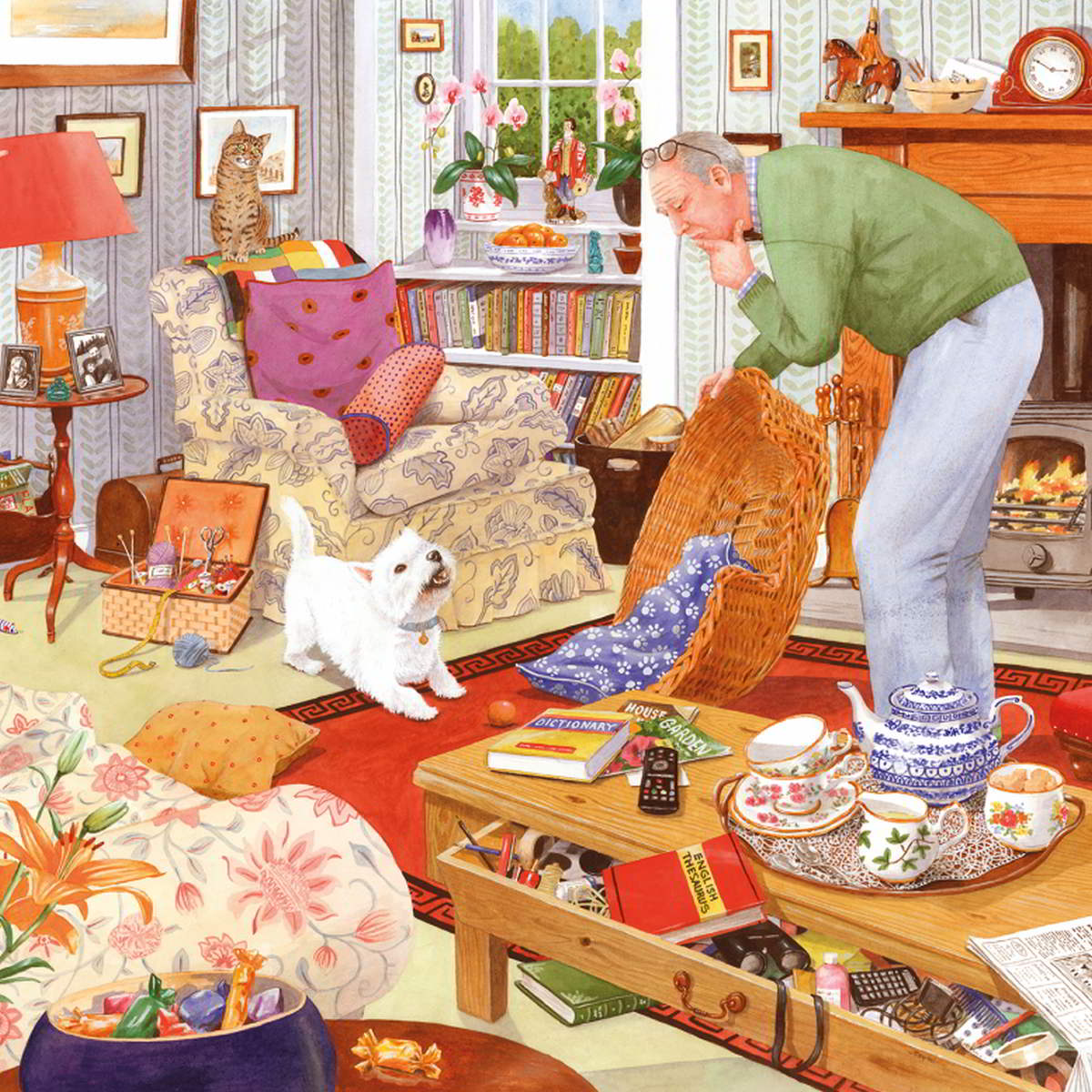 House of Puzzles Big 500pc - Where Are My Glasses Puzzle