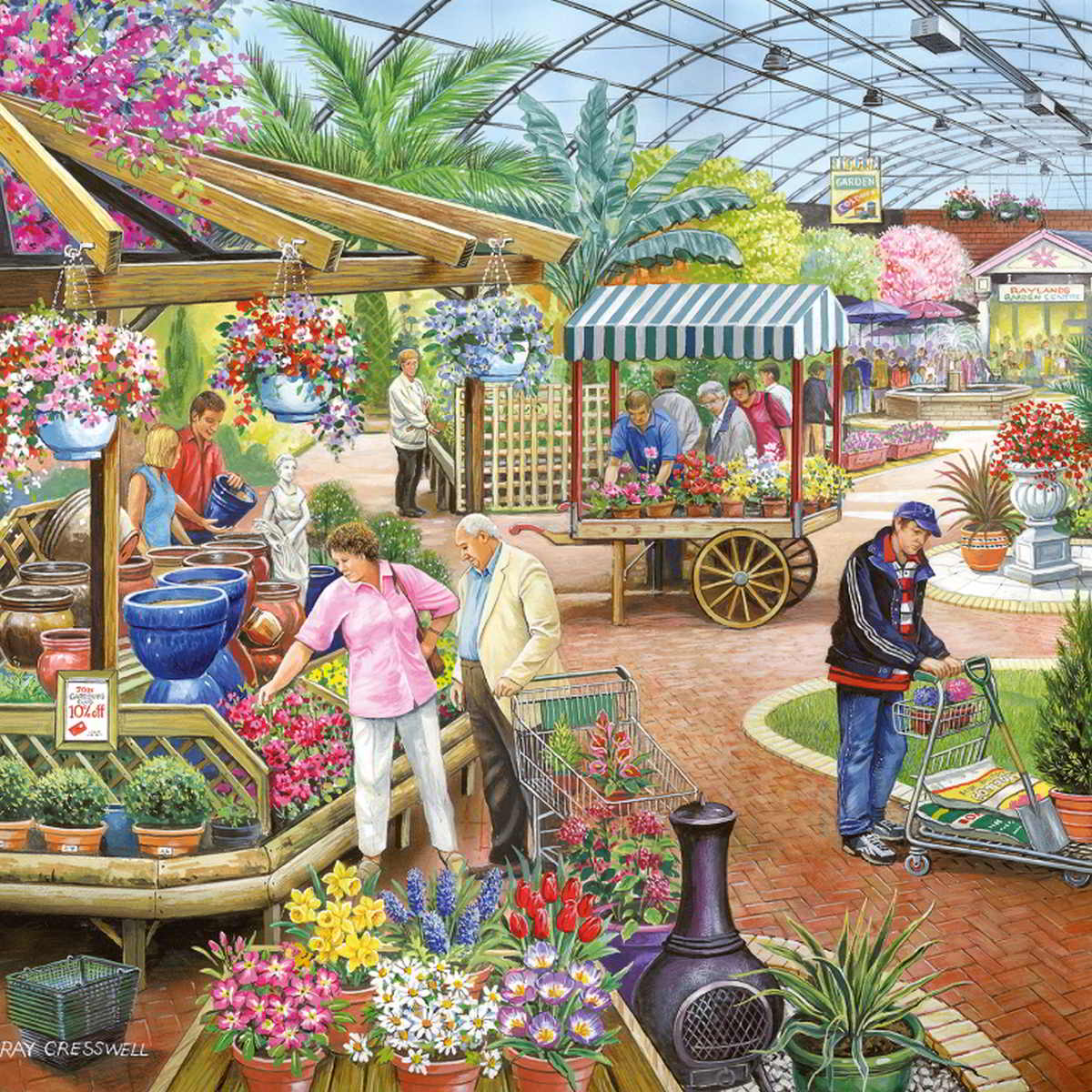 House of Puzzles 500pc - At the Garden Centre Puzzle