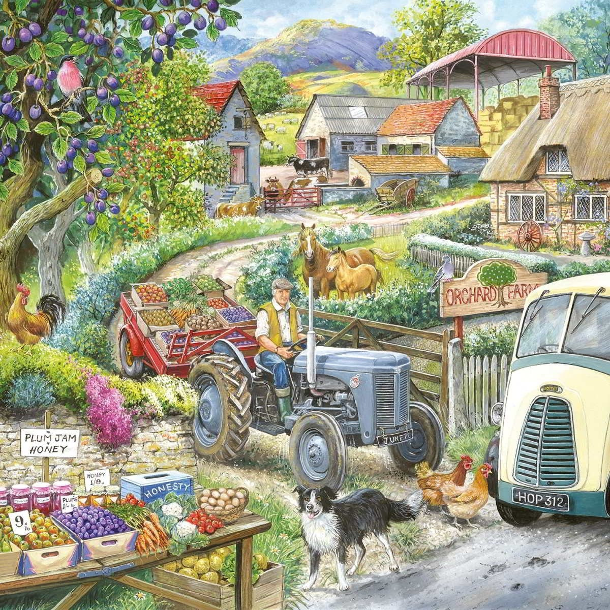 House of Puzzles 500pc - Plum Jam Puzzle