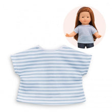 Corolle - Ma Corolle - Grey Striped T-Shirt - 36cm