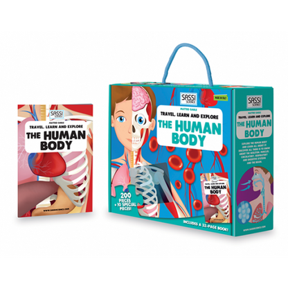 Sassi Travel, Learn and Explore - The Human Body 205 pcs