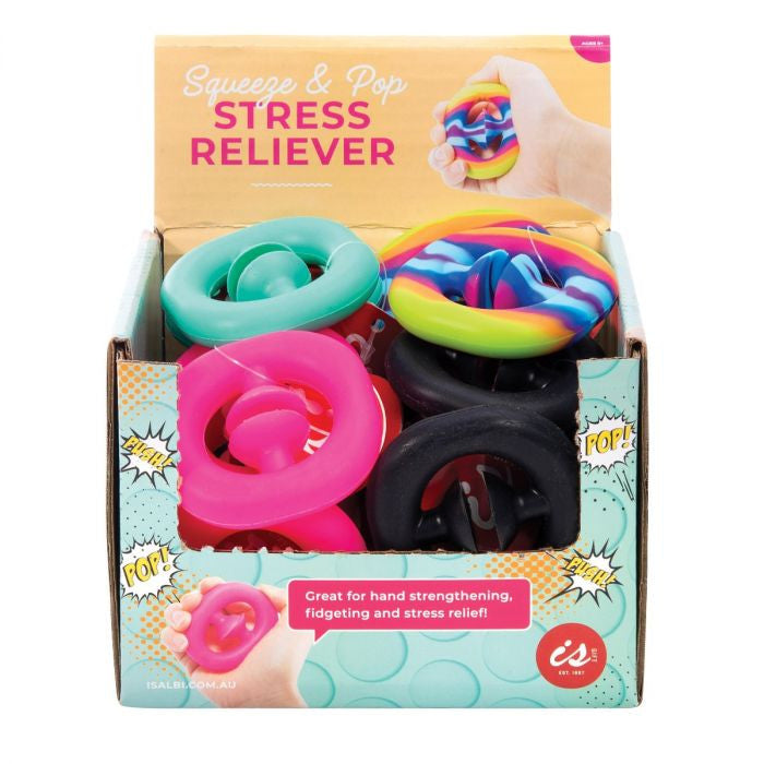 IS GIFT - Squeeze & Pop Fidget Stress Reliever (Assorted)