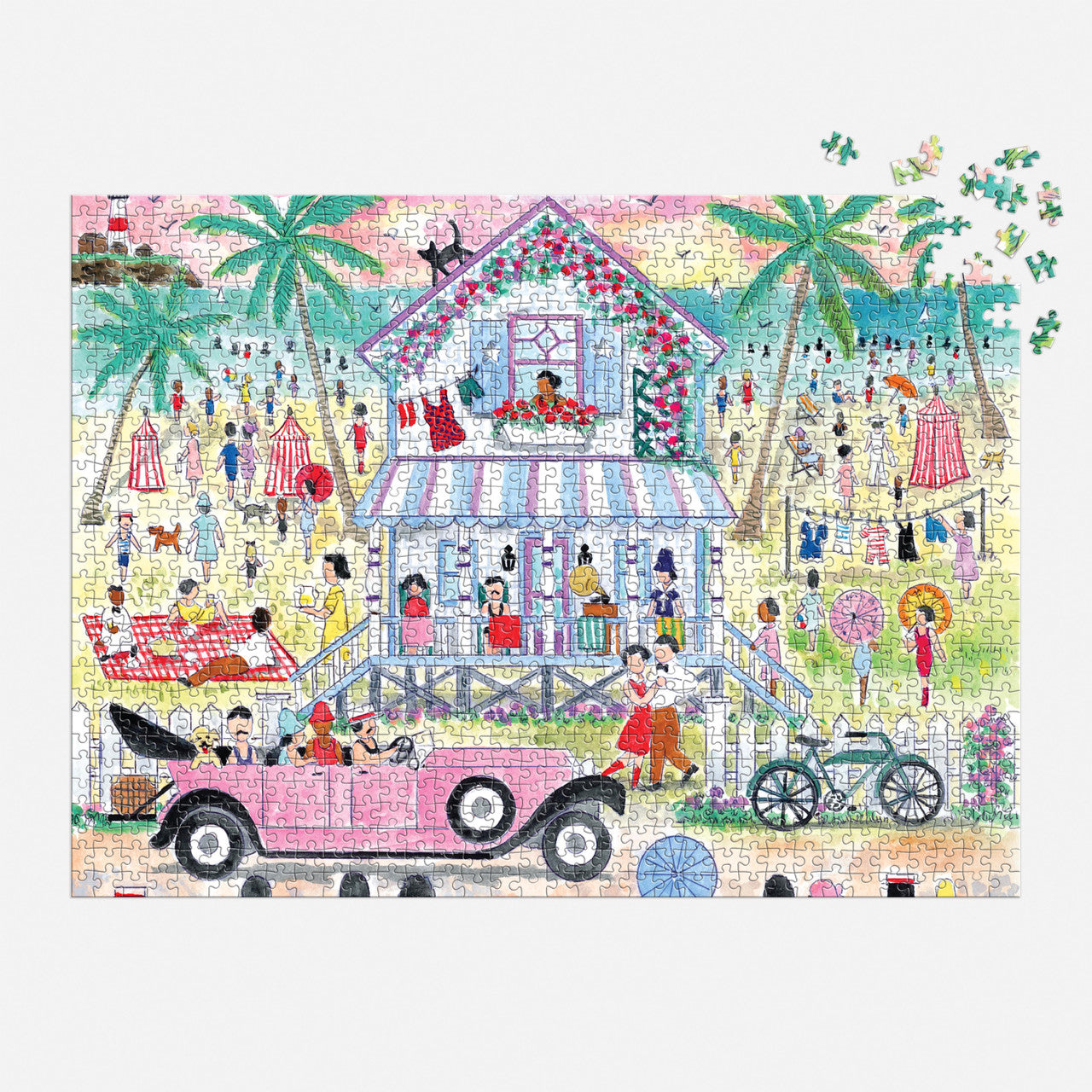 Galison 1000pc - Michael Storrings Roaring 20s Beach House Puzzle