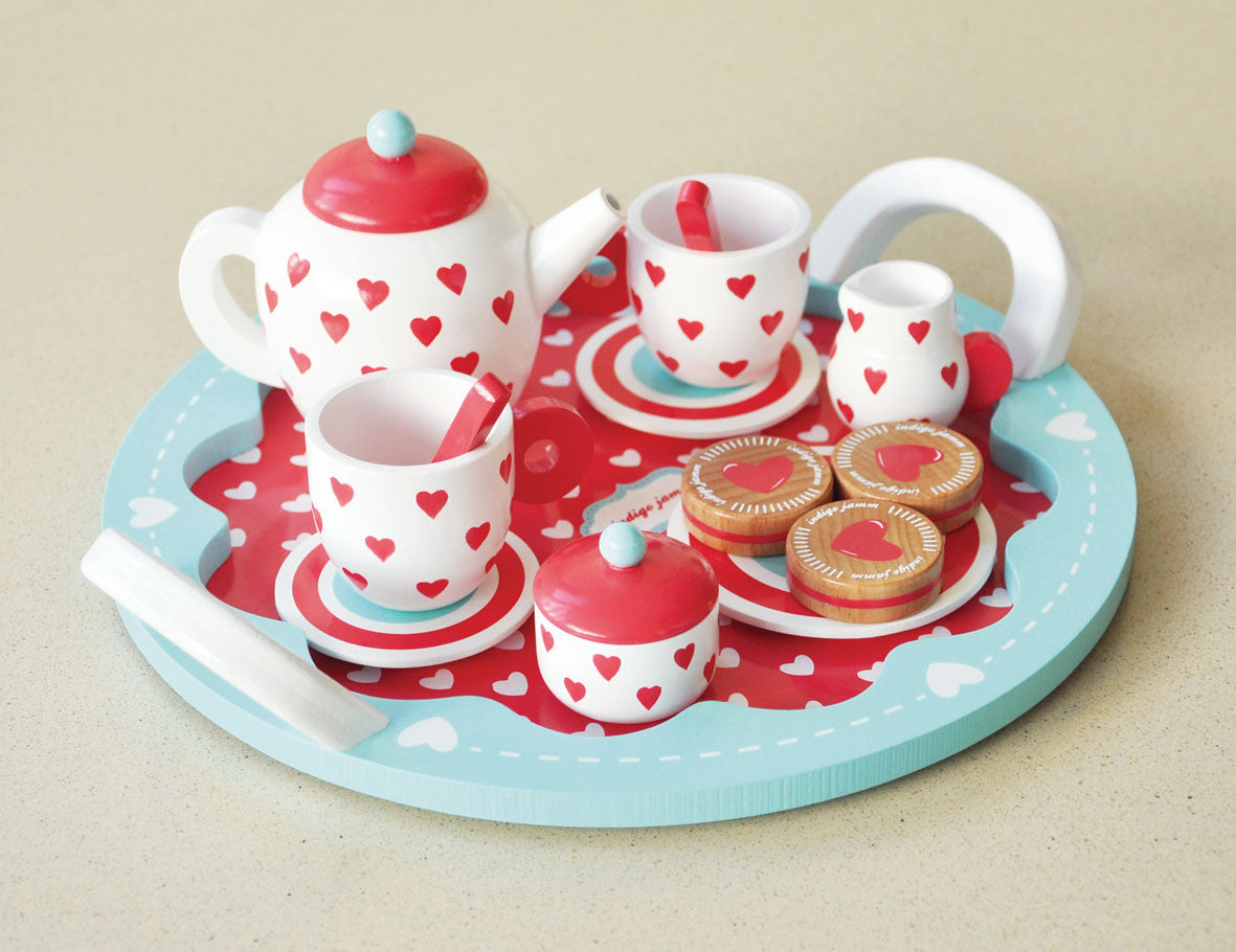 Indigo Jamm - Hearts Tea Set