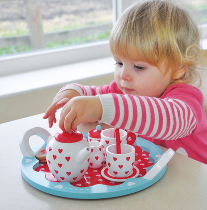 Indigo Jamm - Hearts Tea Set