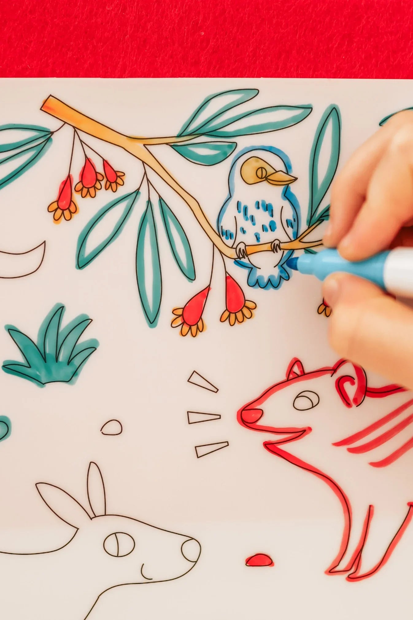 Scribble Mat The Originals - Baby Australian Animals