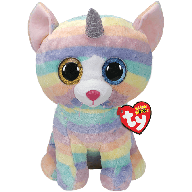 Beanie Boos XL - Heather the Cat with Horn