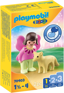 Playmobil 1.2.3 - Fairy Friend with Fox | 70403